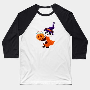 Panda Halloween Costume Baseball T-Shirt